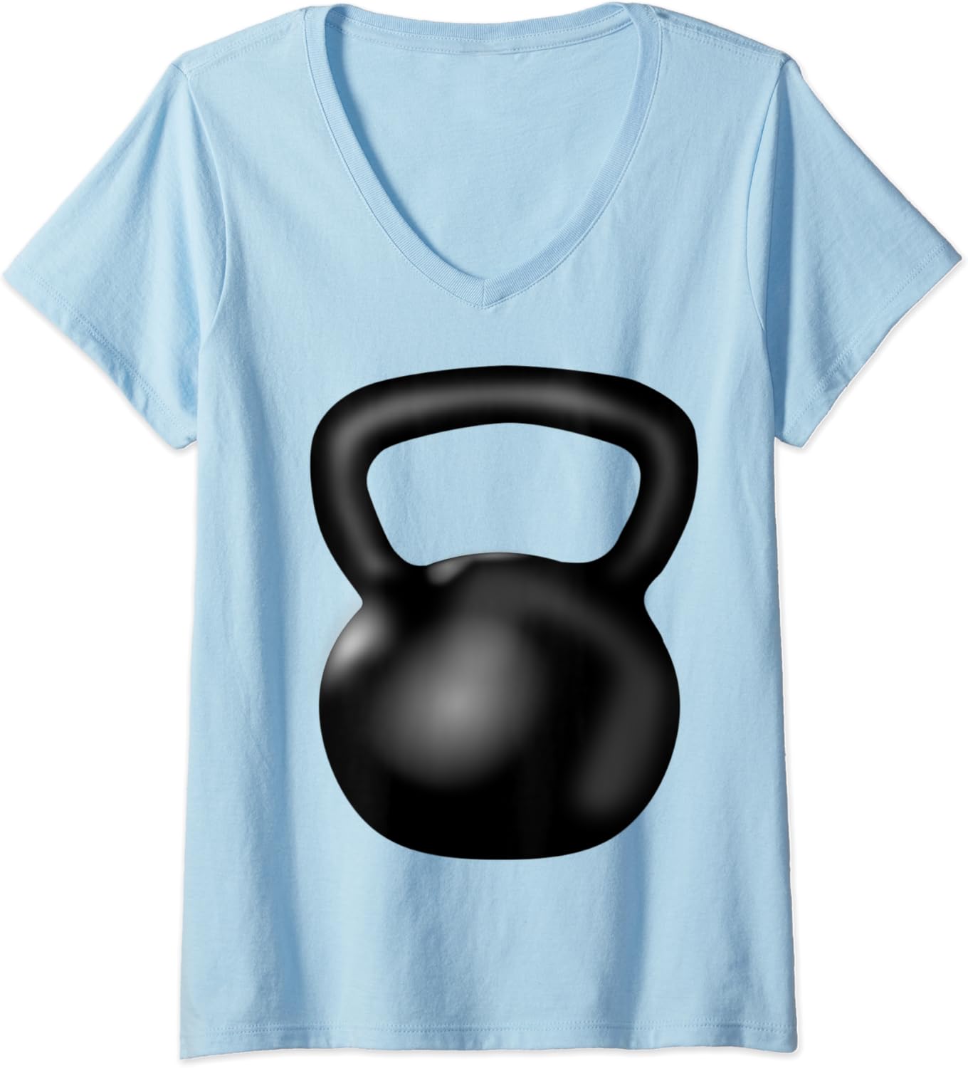 Damen Kettlebell Workout TShirt mit VAusschnitt Amazon.de Fashion
